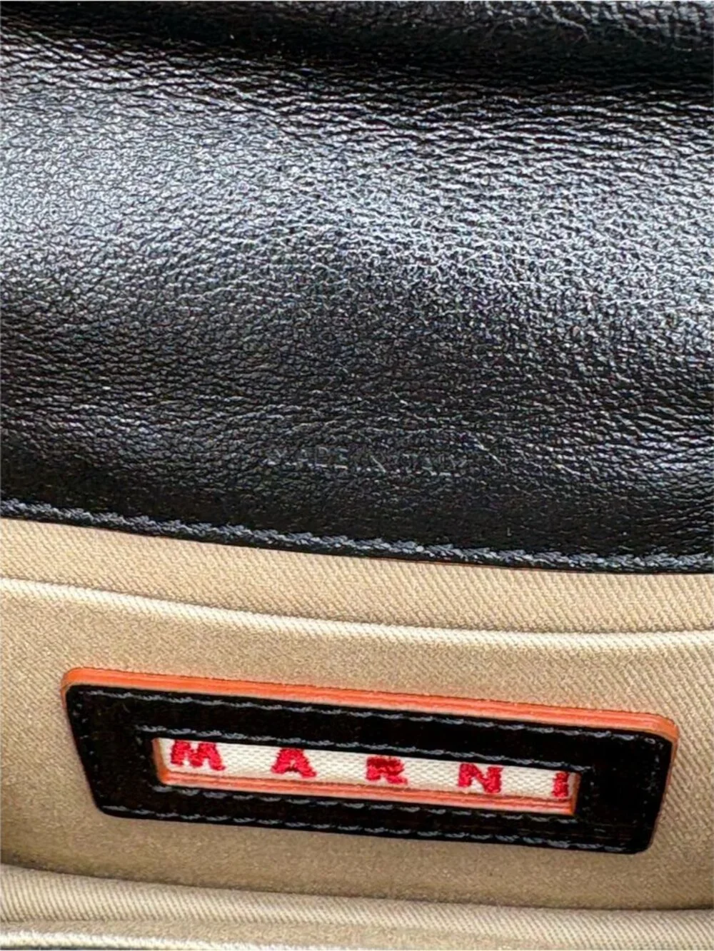 Marni Mini Trunk Bag Black Leather Crossbody Gold Hardware NWOT - Picture 12 of 13